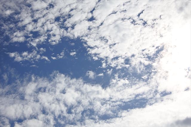 青空 雲 晴れ間