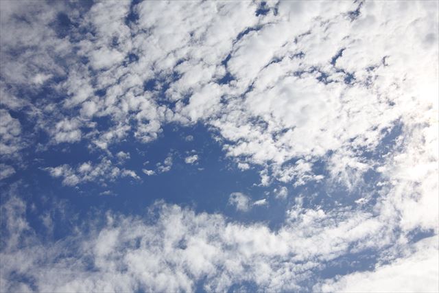 青空 雲 晴れ間
