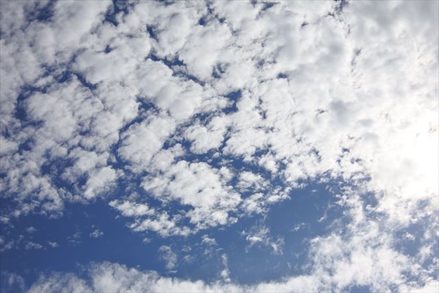 青空 雲 晴れ間