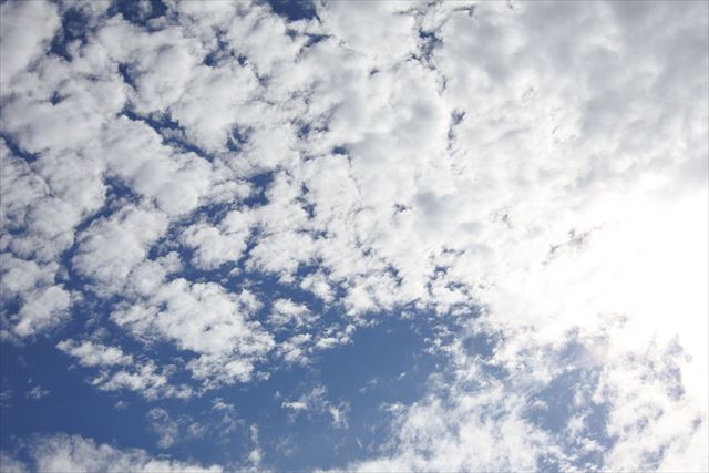 青空 雲 晴れ間