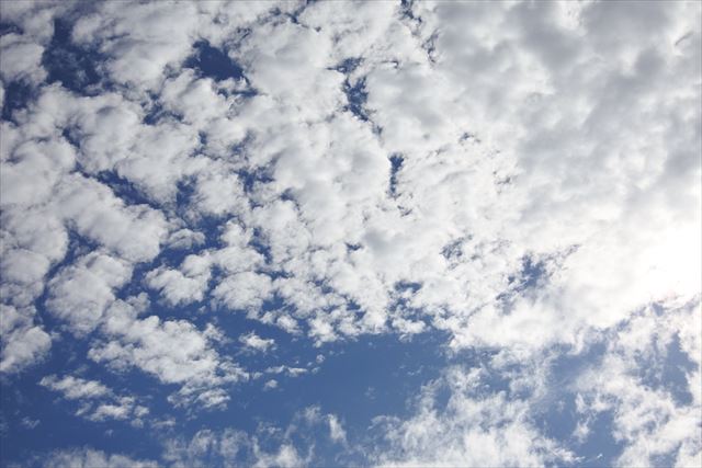 青空 雲 晴れ間