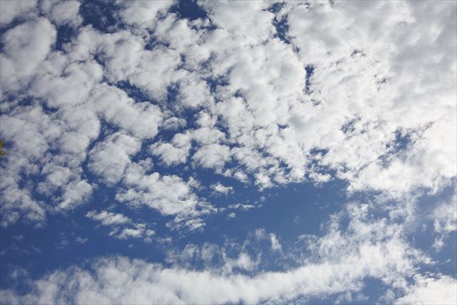 青空 雲 晴れ間