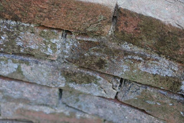 煉瓦 歴史ある 公園 花壇 古い 汚い レンガ