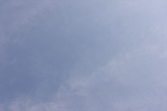 薄曇り 青 雲 空