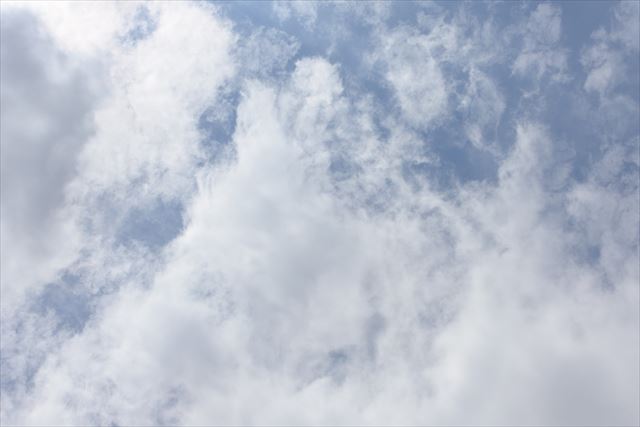 雲の多ぃ空模様