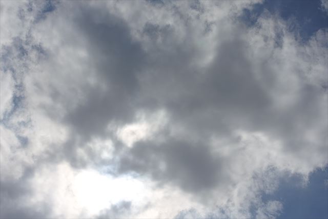 雨降りそうな空 不安定な天気
