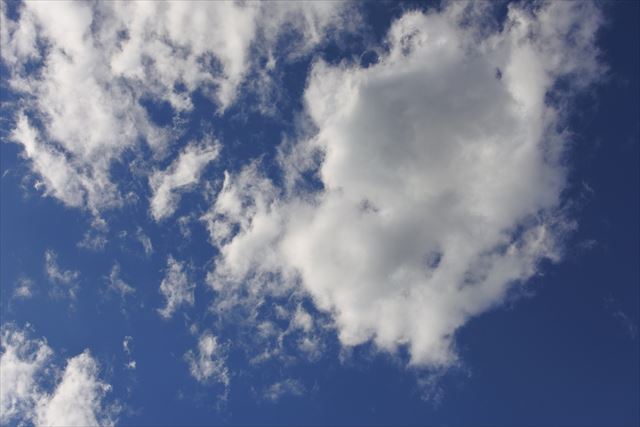 本日は晴天です