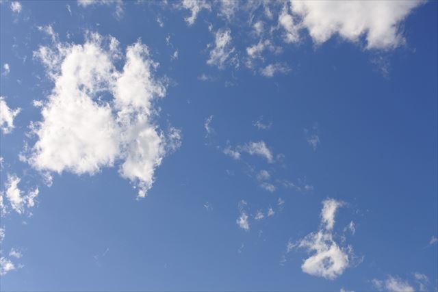 きれいな青空が広がっています