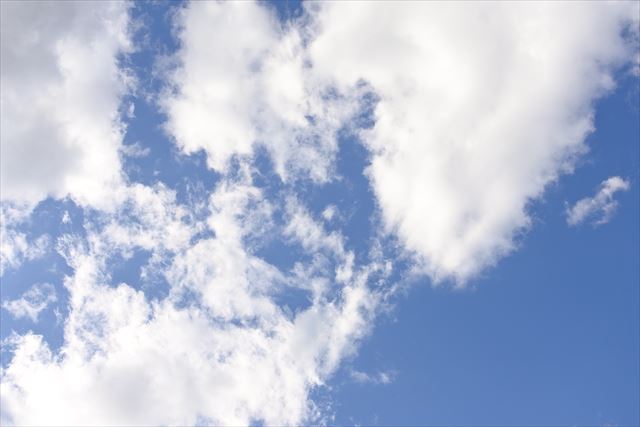 空を眺めていると時間を経つのを忘れる