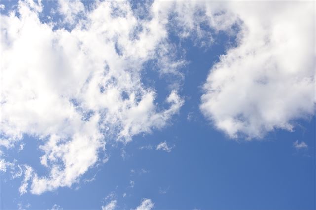 いいお天気！今日も晴れました