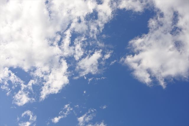 快晴。気分もいい