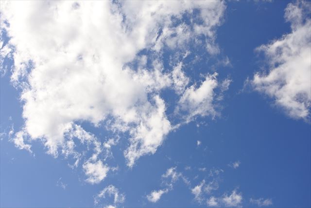 今日はいいお天気です