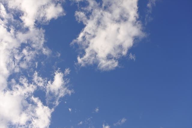 空がきれいです。