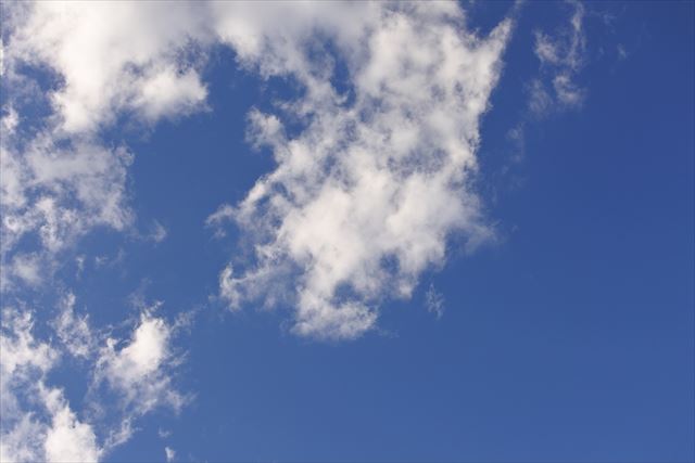 今日の天気は晴れ！