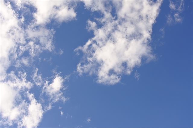 今日はいいお天気。