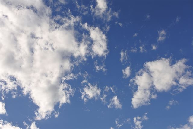 今日もいい天気。いい日になーれ