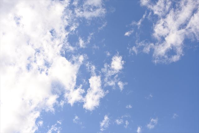 きれいな空だねぇ