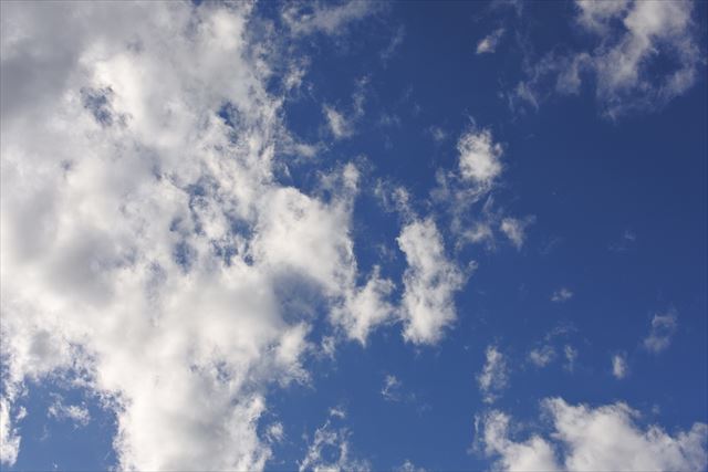 空を見上げる。時間が経つのを忘れる