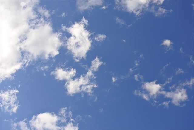 空がきれいだったので