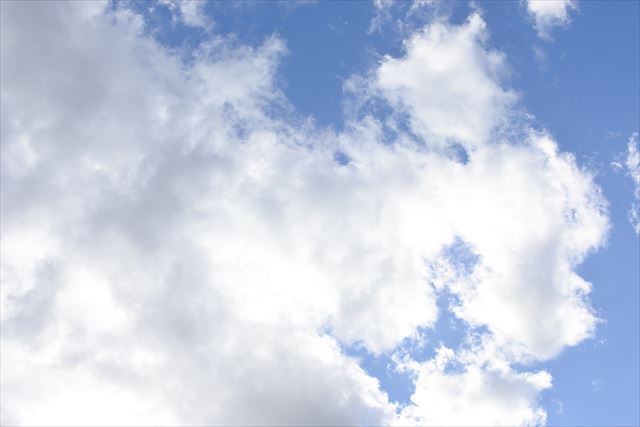 sky blue cloud white