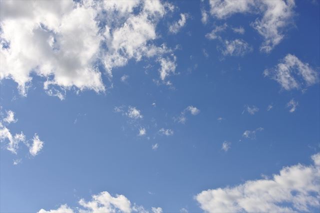 夏の空。きれい！