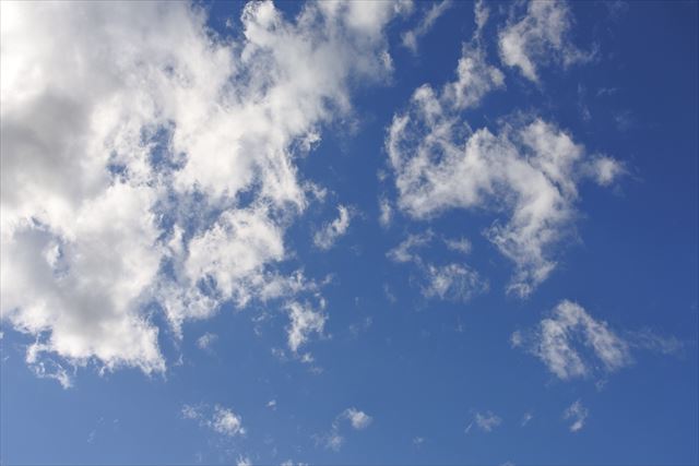 夏の日。いい天気。