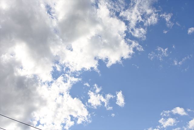 きれいな空。