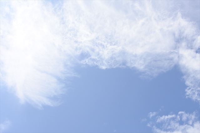 神様ありがとう。きれいな空を