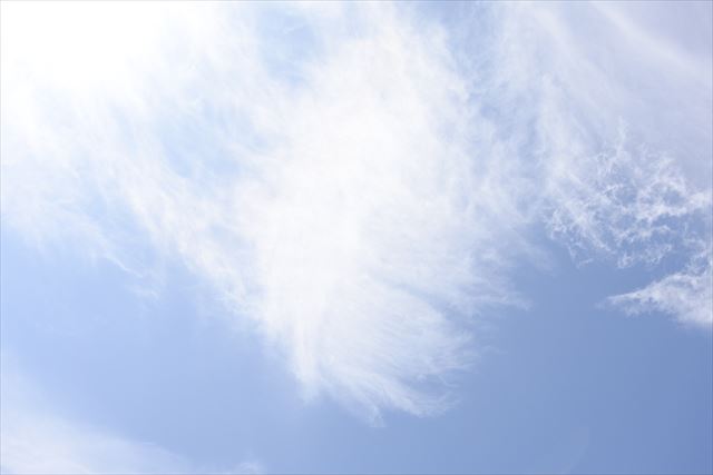 良く晴れています。