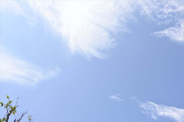 空を見上げる。気持ちいいな