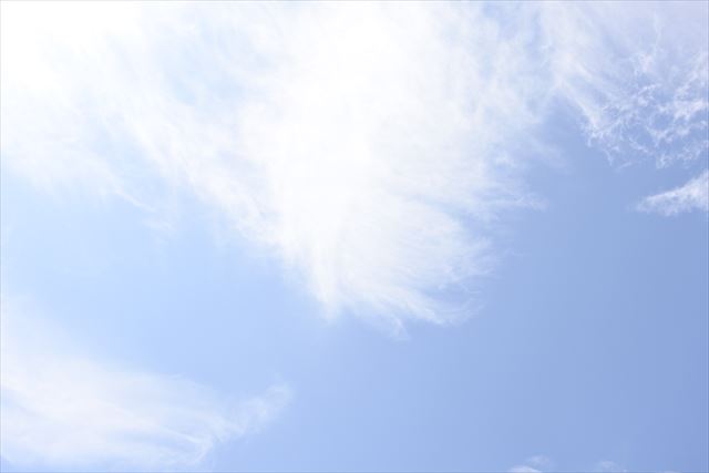 まばゆい日差し