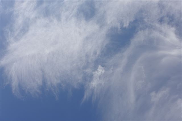 おもしろい雲です