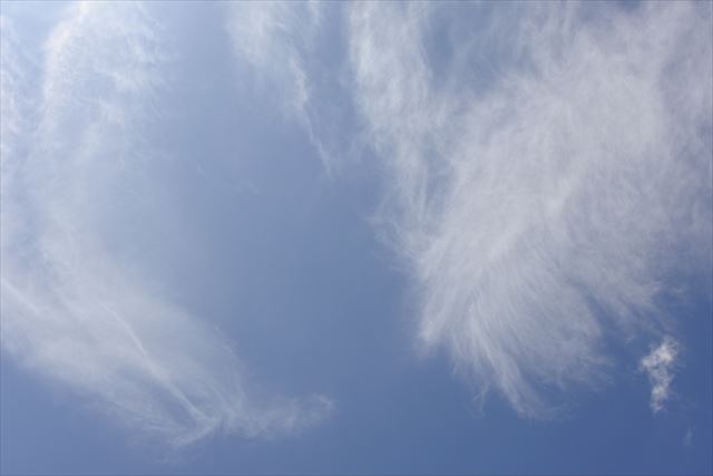 青い空と白い雲