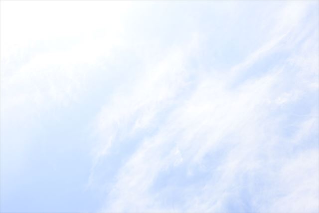 いい天気。気持ちがいい