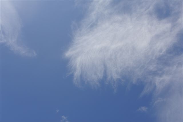 青い空と白い雲