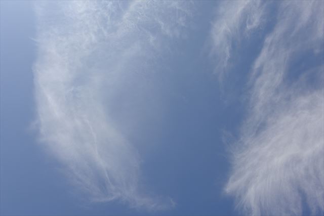 いつまでも眺めていたくなる空です