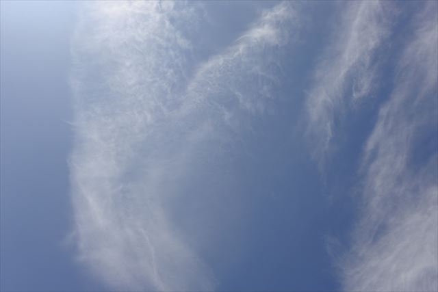 青い空がきれいです