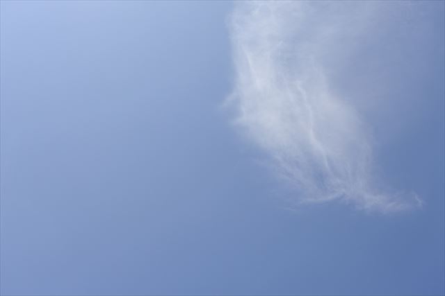 青い空と白い雲