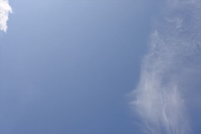 今日のてんきは晴れです