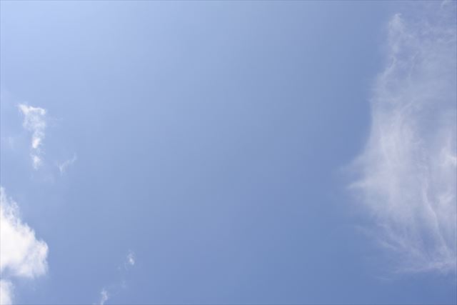 今日もいいお天気！うれしいな