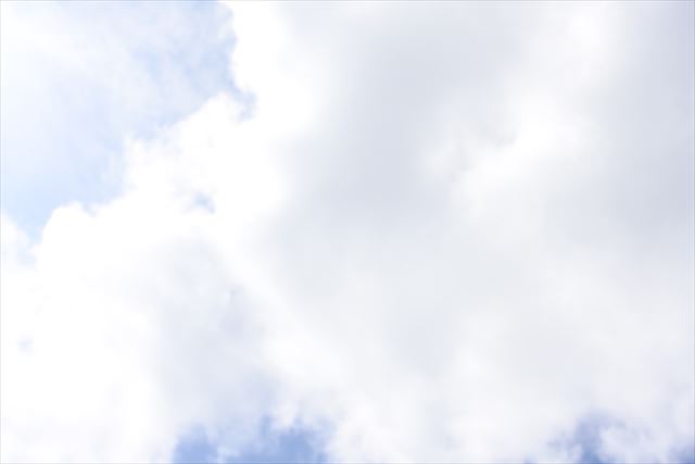 雲は多いけれどいいお天気です