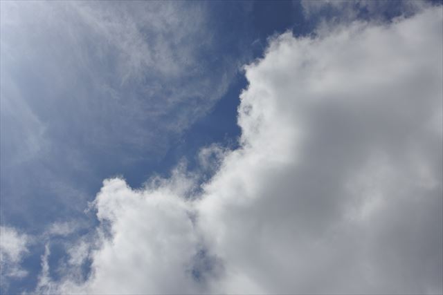 見てて飽きないよね。空って