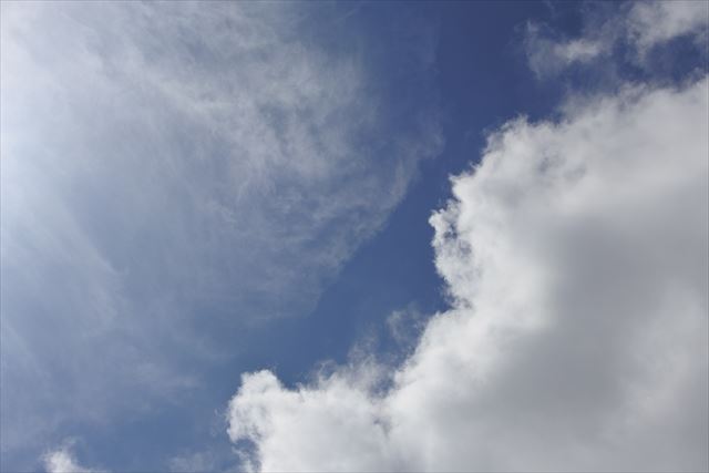 いいお天気です。よく晴れています