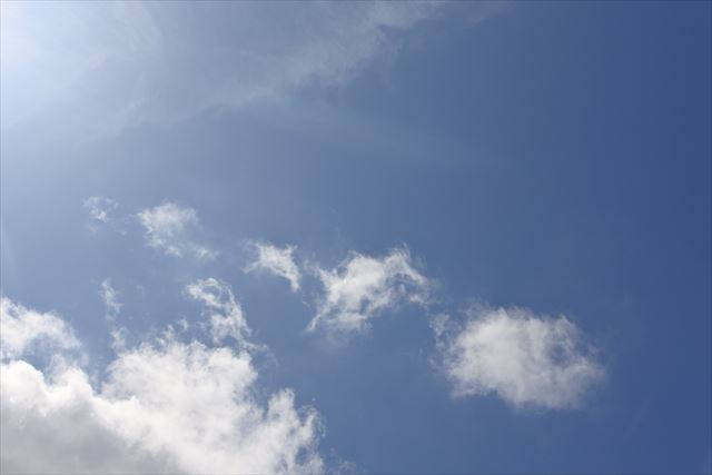 きれいな青空です