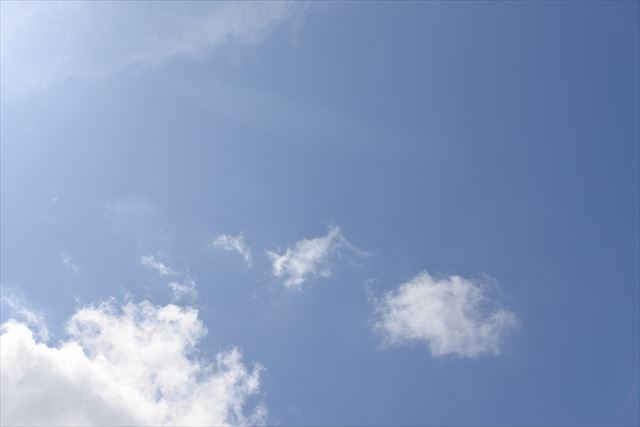 ずっと眺めていたくなる空です