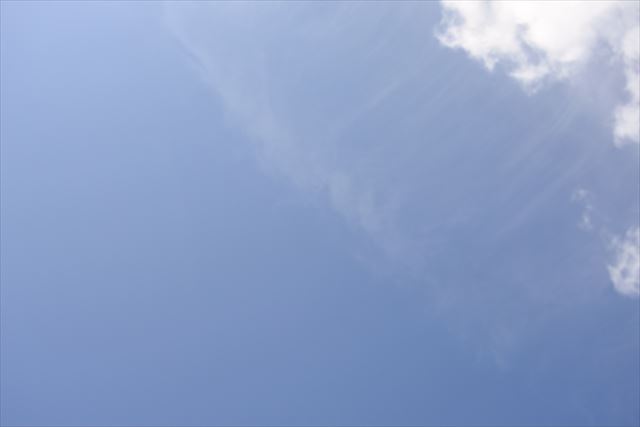 夏休み。青い空とともに