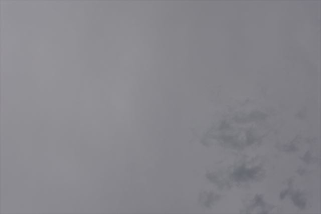 黒い雲で覆われています