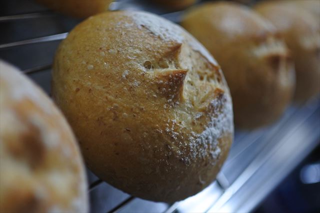 焼き立てのパンで幸せ