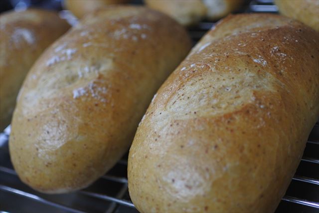焼き立てのパン