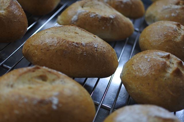焼き立てのパンの香りがとてもいい